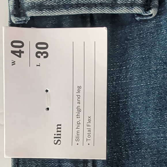 NWT Goodfellow & Co. Slim Total Flex Premium Denim Jeans W40 X L30 Medium Wash - Picture 7 of 16